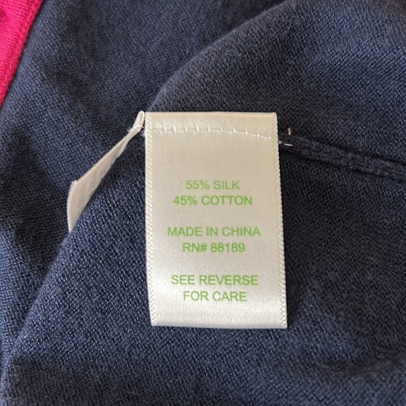 EUC Lilly Pulitzer Pearl Button Cody Cardigan L - Picture 7 of 8